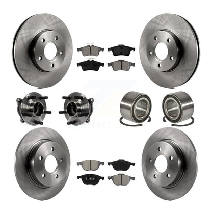 [Avant + Arrière] Kit de Roulement de roue pour Ford Focus sans Active Park Assist KBB-106787