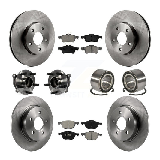 [Avant + Arrière] Kit de Roulement de roue pour Ford Focus sans Active Park Assist KBB-106787