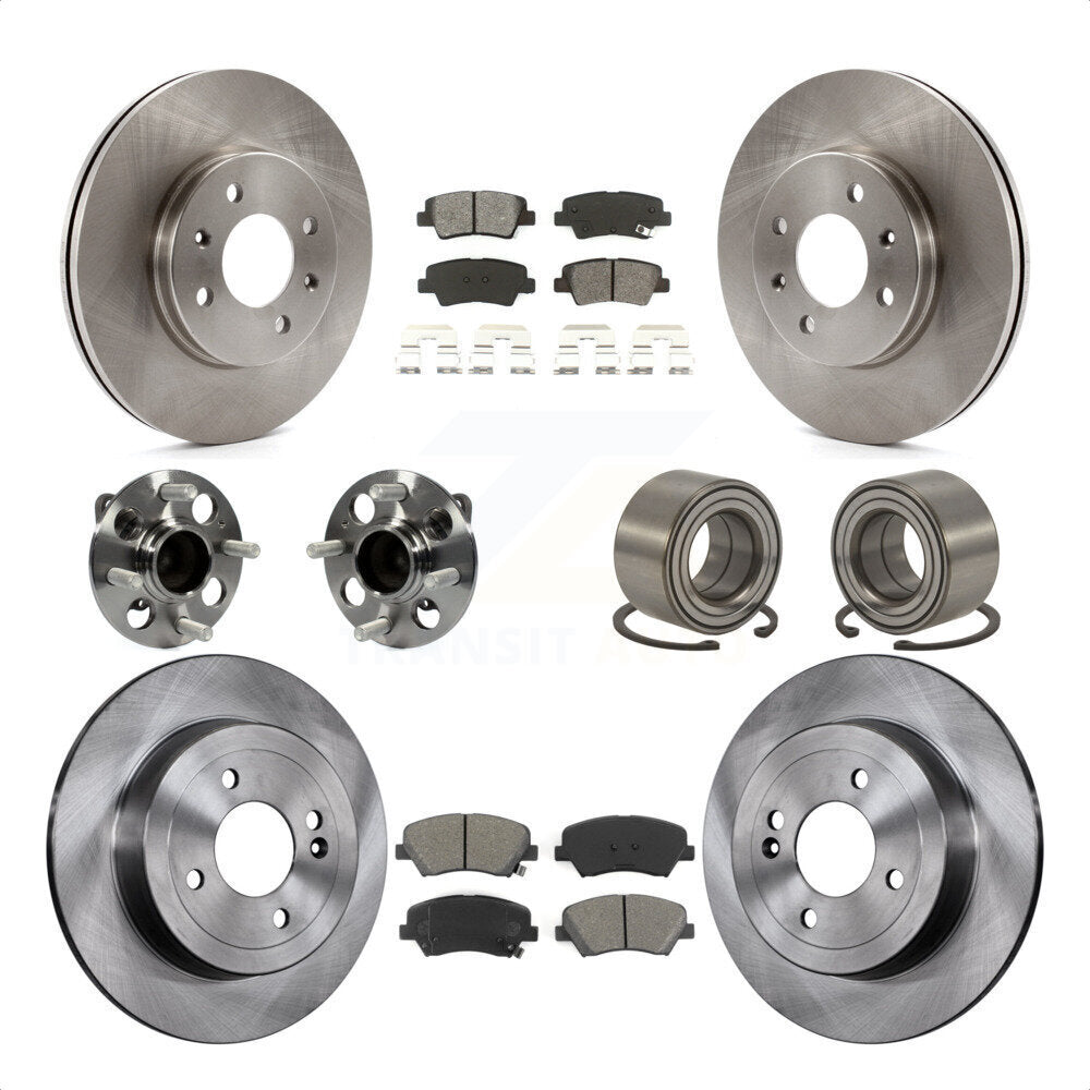 [Avant + Arrière] Kit de Roulement de roue pour 2012-2017 Hyundai Accent KBB-106790 par Transit Auto