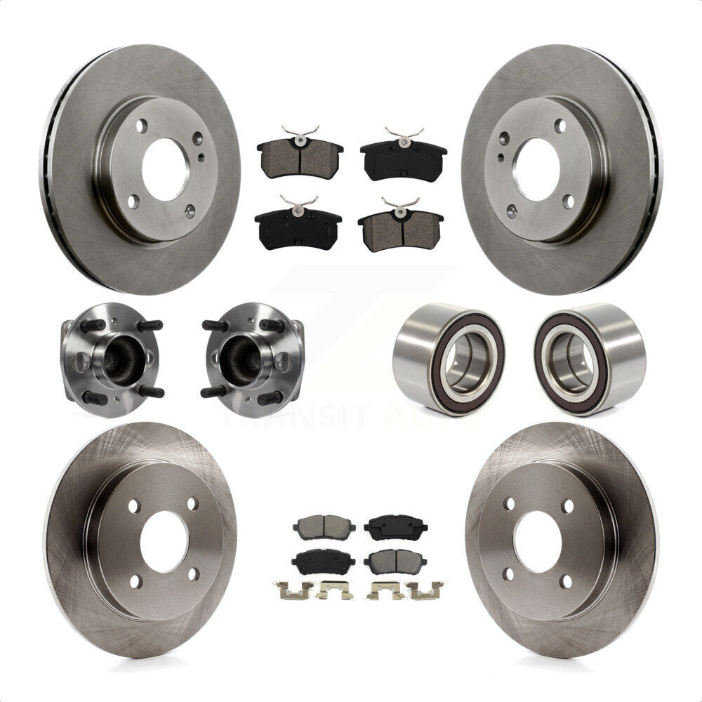 [Avant + Arrière] Kit de Roulement de roue pour 2014-2018 Ford Fiesta S Titanium SE KBB-106794 par Transit Auto