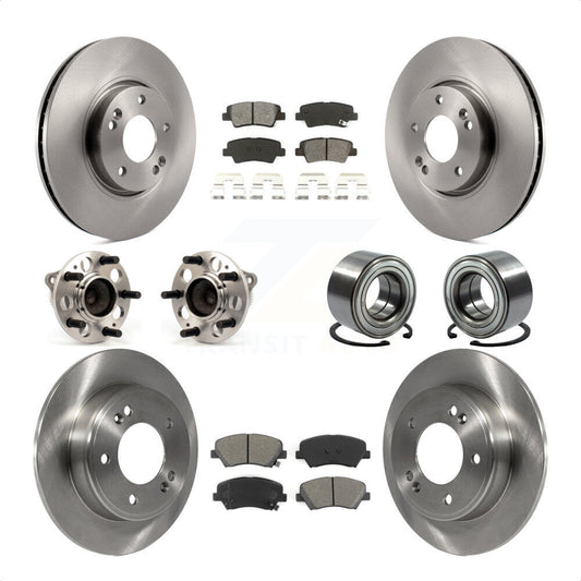 [Avant + Arrière] Kit de Roulement de roue pour 2015 Hyundai Veloster Tech RE FLEX SE KBB-106796 par Transit Auto