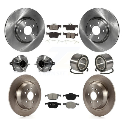 [Avant + Arrière] Kit de Roulement de roue pour 2017-2019 Ford Escape FWD avec 2.5L 1.5L sans Parking Assist KBB-106803