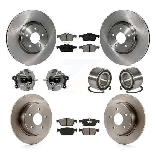 [Avant + Arrière] Kit de Roulement de roue pour 2013-2016 Ford Escape AWD avec 2.0L 1.6L KBB-106804