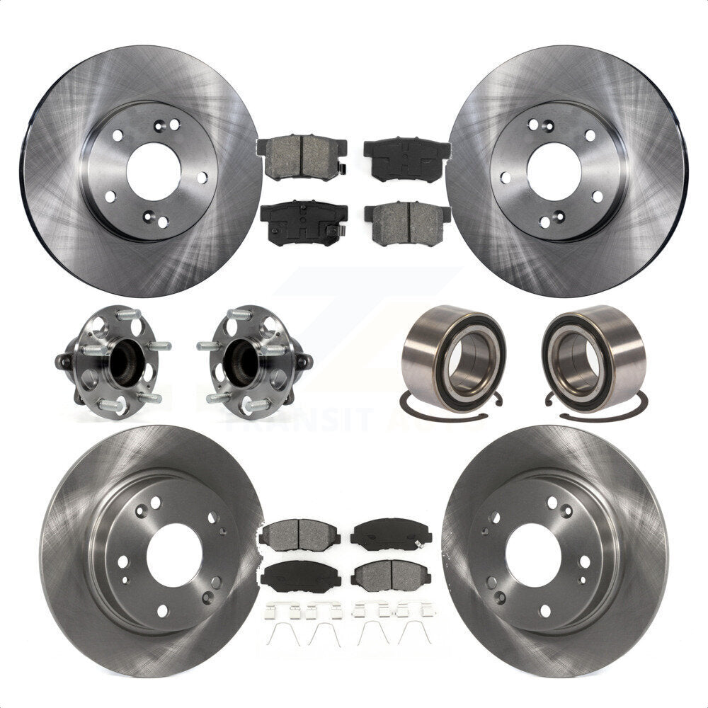 [Avant + Arrière] Kit de Roulement de roue pour 2015 Acura ILX 2.0L KBB-106812 par Transit Auto