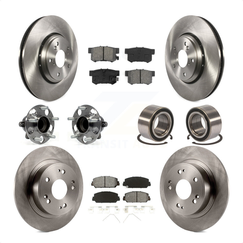 [Avant + Arrière] Kit de Roulement de roue pour 2017-2018 Acura ILX KBB-106817 par Transit Auto