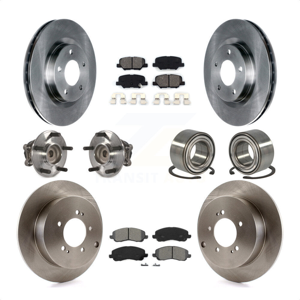 [Avant + Arrière] Kit de Roulement de roue pour 2013 Mitsubishi Outlander FWD avec 3.0L KBB-106826 par Transit Auto