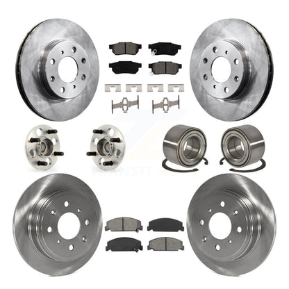[Avant + Arrière] Kit de Roulement de roue pour 1994 Honda Civic del Sol S avec Drum rear brakes KBB-106834