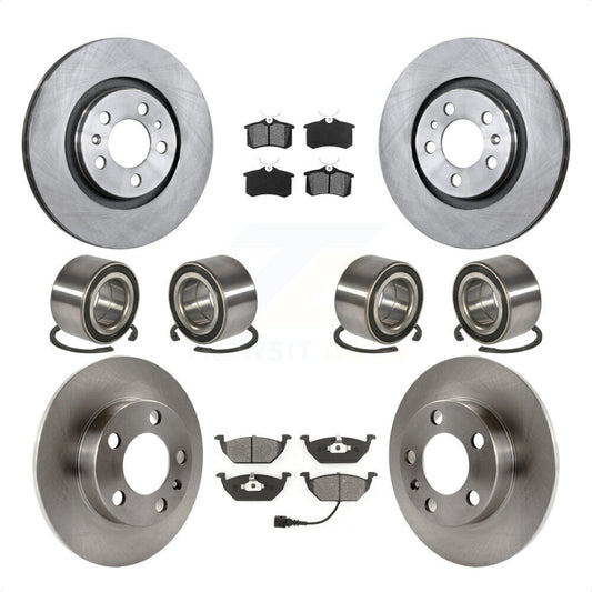 [Avant + Arrière] Kit de Roulement de roue pour 2004 Volkswagen Golf 2.0L 1.9L KBB-106847 par Transit Auto