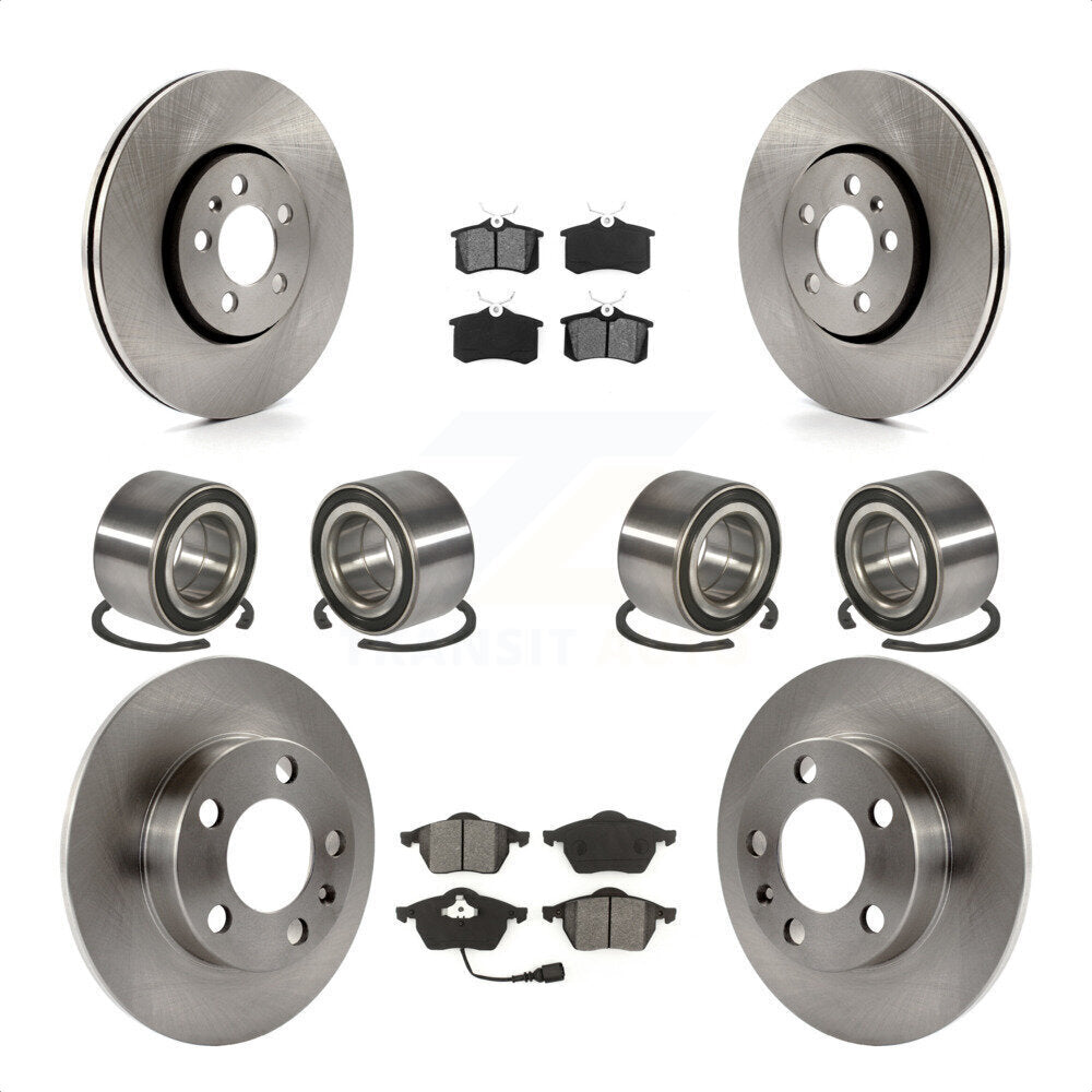 [Avant + Arrière] Kit de Roulement de roue pour 2004 Volkswagen Golf 2.8L 1.8L KBB-106848 par Transit Auto