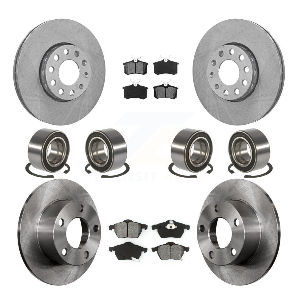 [Avant + Arrière] Kit de Roulement de roue pour 1999 Volkswagen Passat FWD avec 2.8L From Chassis VIN #3BX124708 KBB-106851 par Transit Auto