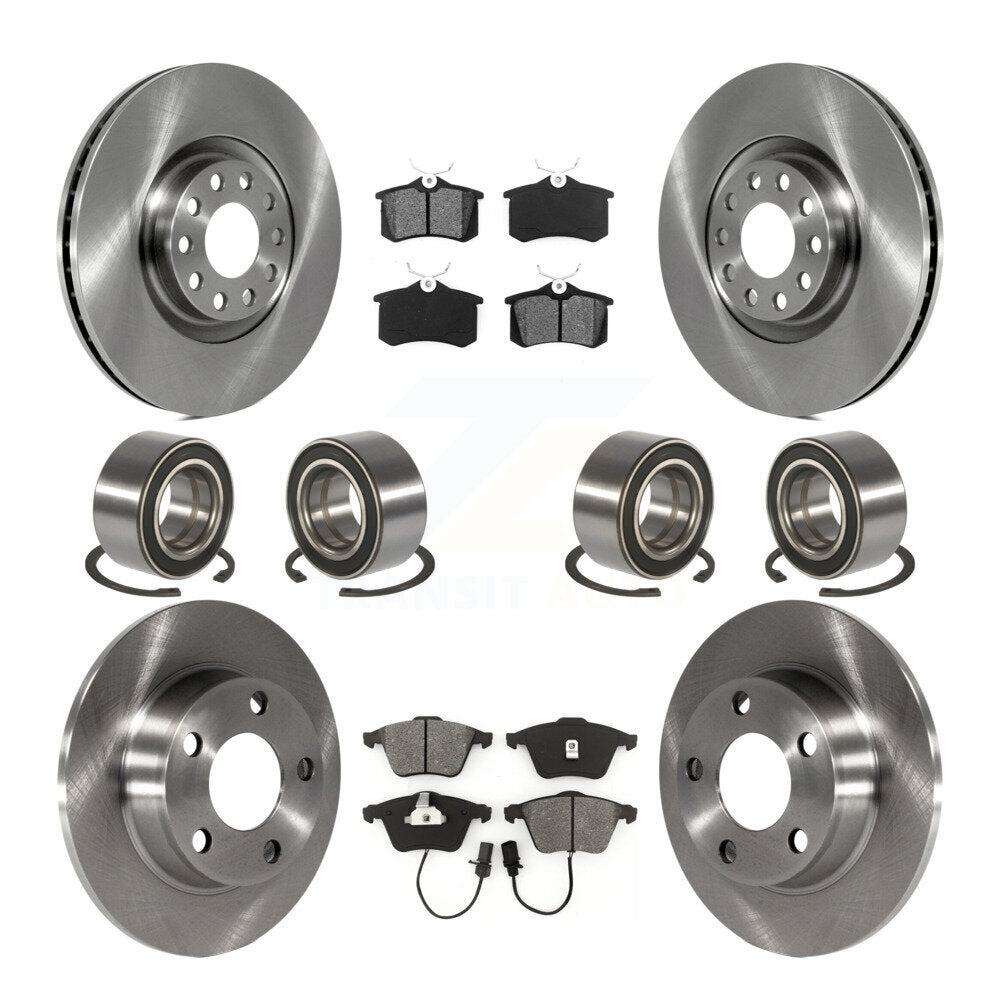[Avant + Arrière] Kit de Roulement de roue pour Audi Allroad Quattro avec Single Piston Caliper KBB-106855