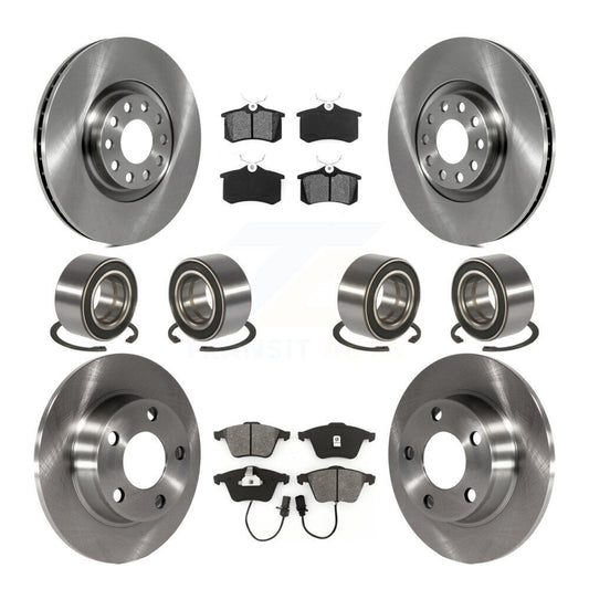 [Avant + Arrière] Kit de Roulement de roue pour Audi Allroad Quattro avec Single Piston Caliper KBB-106855