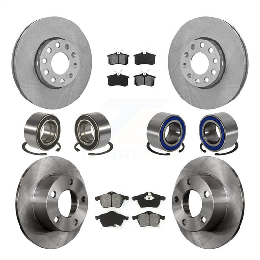 [Avant + Arrière] Kit de Roulement de roue pour 1999 Volkswagen Passat FWD avec 1.8L From Chassis VIN #3BX124708 KBB-106857 par Transit Auto