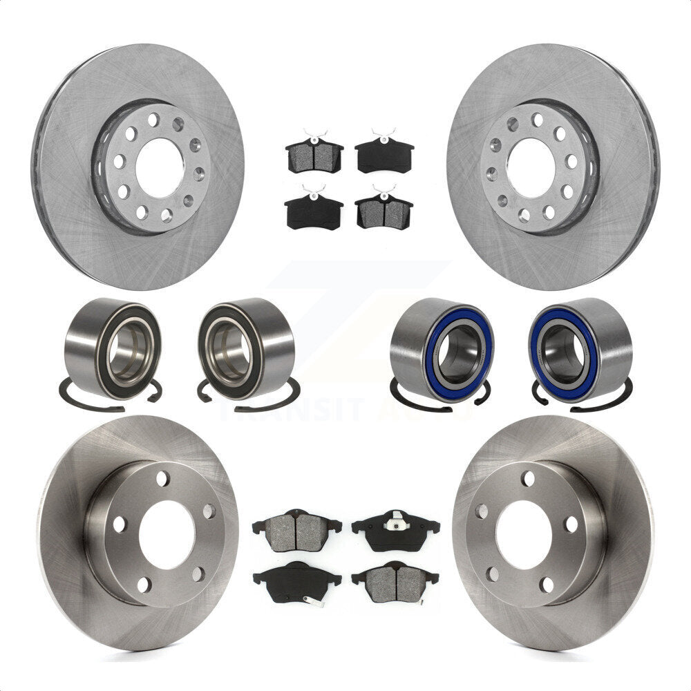 [Avant + Arrière] Kit de Roulement de roue pour 1999 Volkswagen Passat AWD avec 1.8L From Chassis VIN #3BX124708 KBB-106858 par Transit Auto