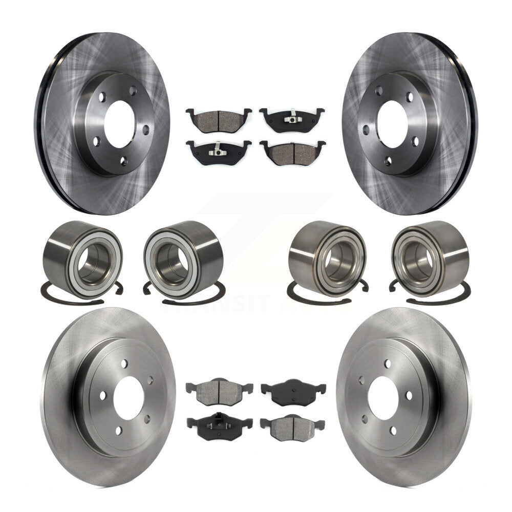 [Avant + Arrière] Kit de Roulement de roue pour Ford Escape Mazda Tribute Mercury Mariner KBB-106864