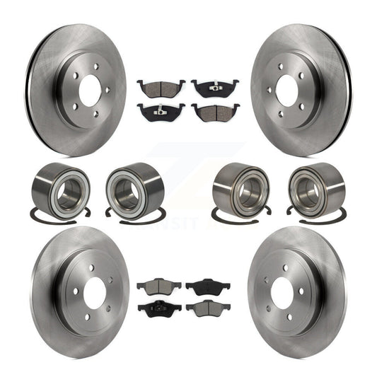 [Avant + Arrière] Kit de Roulement de roue pour Ford Escape Mercury Mariner Mazda Tribute KBB-106865