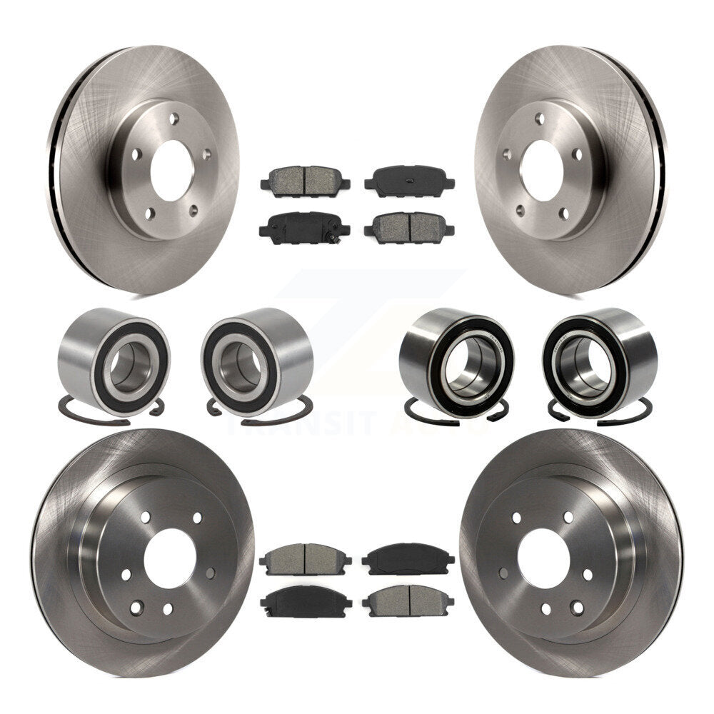 [Avant + Arrière] Kit de Roulement de roue pour 2005-2006 Nissan X-Trail FWD KBB-106880