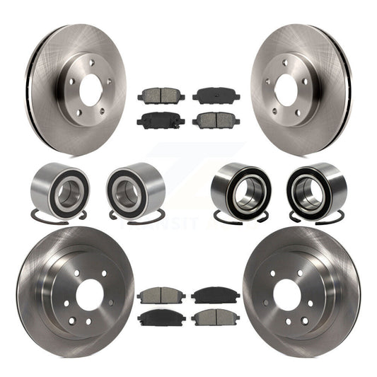 [Avant + Arrière] Kit de Roulement de roue pour 2005-2006 Nissan X-Trail FWD KBB-106880
