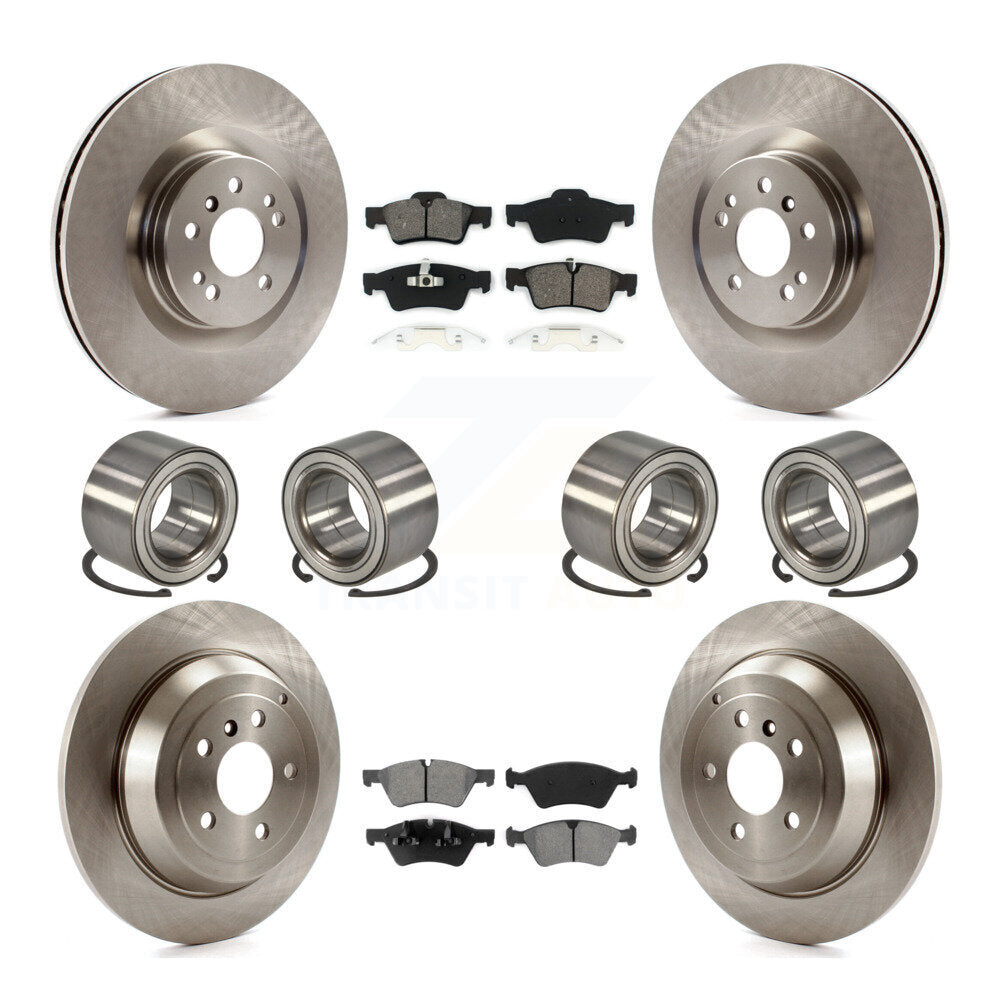 [Avant + Arrière] Kit de Roulement de roue pour 2007-2009 Mercedes-Benz ML320 avec 350mm Diameter Rotor KBB-106885