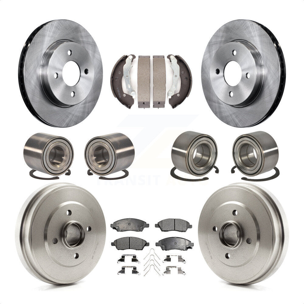 [Avant + Arrière] Kit de Roulement de roue pour Nissan Versa Note Micra KBB-106909 par Transit Auto