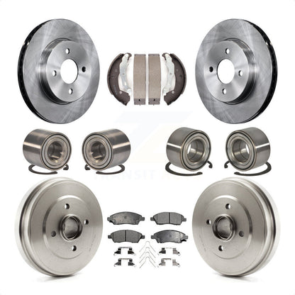 [Avant + Arrière] Kit de Roulement de roue pour Nissan Versa Note Micra KBB-106909 par Transit Auto