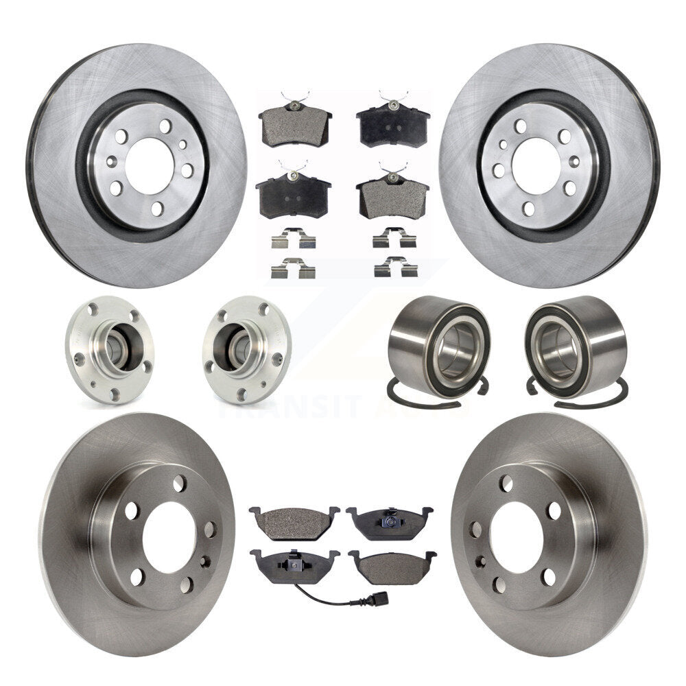 [Avant + Arrière] Kit de Roulement de roue pour 2007-2010 Volkswagen Beetle avec 280mm Diameter Rotor KBB-106910
