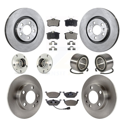 [Avant + Arrière] Kit de Roulement de roue pour 2007-2010 Volkswagen Beetle avec 280mm Diameter Rotor KBB-106910