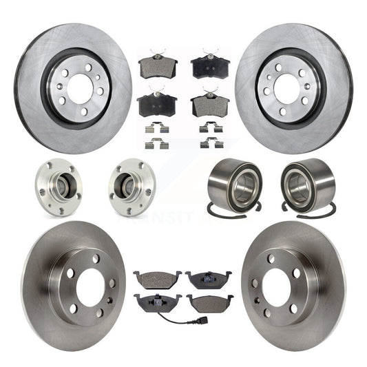 [Avant + Arrière] Kit de Roulement de roue pour 2007-2010 Volkswagen Beetle avec 280mm Diameter Rotor KBB-106910