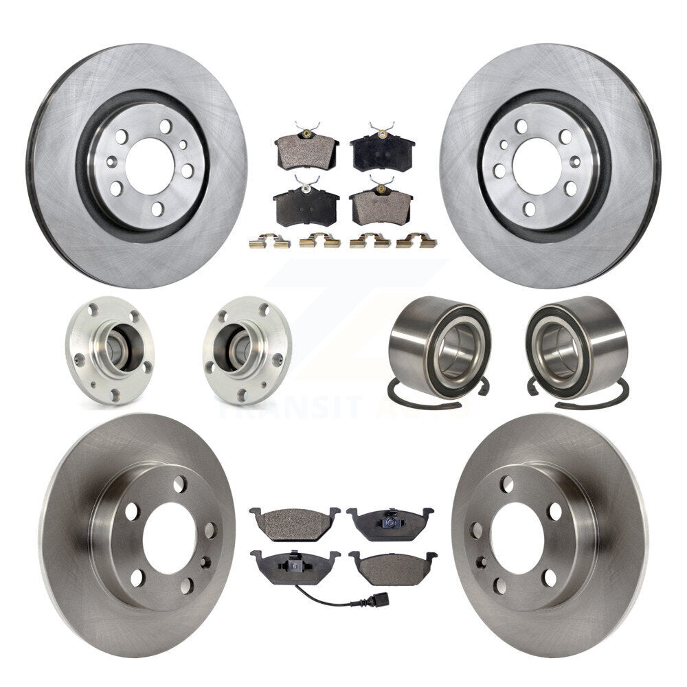[Avant + Arrière] Kit de Roulement de roue pour Volkswagen Beetle Golf Jetta City KBB-106911