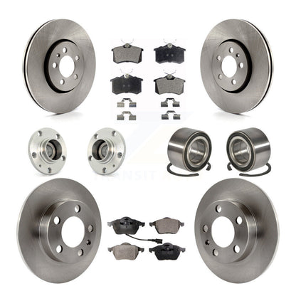 [Avant + Arrière] Kit de Roulement de roue pour 2007-2010 Volkswagen Beetle avec 288mm Diameter Rotor KBB-106912