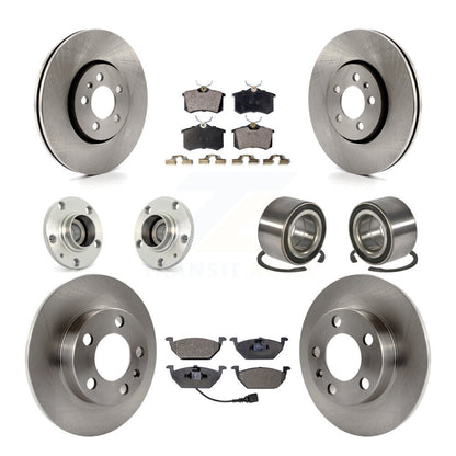 [Avant + Arrière] Kit de Roulement de roue pour 2000-2001 Volkswagen Golf 2.0L avec 288mm Diameter Rotor KBB-106914