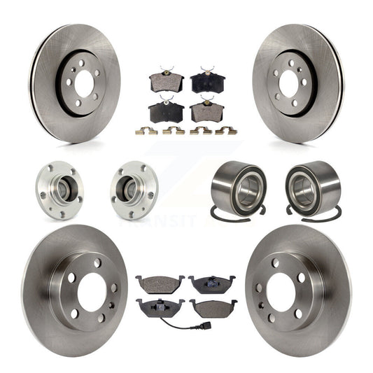 [Avant + Arrière] Kit de Roulement de roue pour 2000-2001 Volkswagen Golf 2.0L avec 288mm Diameter Rotor KBB-106914