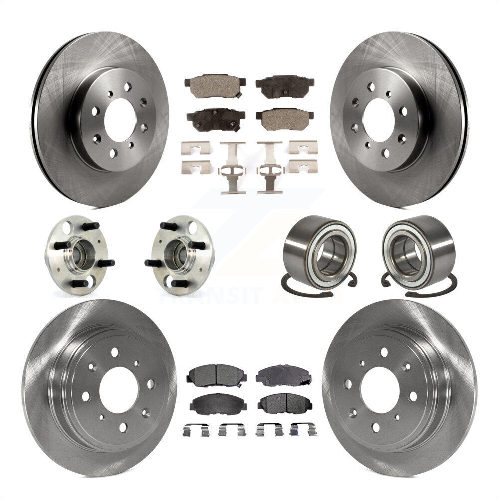 [Avant + Arrière] Kit de Roulement de roue pour 1999-2000 Honda Civic Si avec rear brakes Non-ABS KBB-106919 par Transit Auto