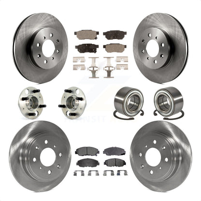 [Avant + Arrière] Kit de Roulement de roue pour 1999-2000 Honda Civic Si avec rear brakes Non-ABS KBB-106919 par Transit Auto