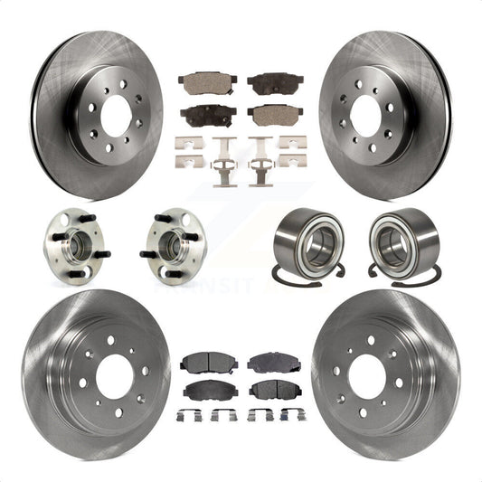 [Avant + Arrière] Kit de Roulement de roue pour 1999-2000 Honda Civic Si avec rear brakes Non-ABS KBB-106919 par Transit Auto