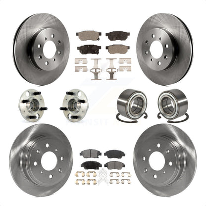 [Avant + Arrière] Kit de Roulement de roue pour 1994 Honda Civic del Sol VTEC avec rear brakes KBB-106921 par Transit Auto