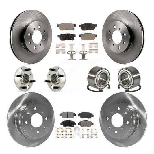[Avant + Arrière] Kit de Roulement de roue pour 1994 Honda Civic del Sol VTEC avec rear brakes KBB-106921 par Transit Auto