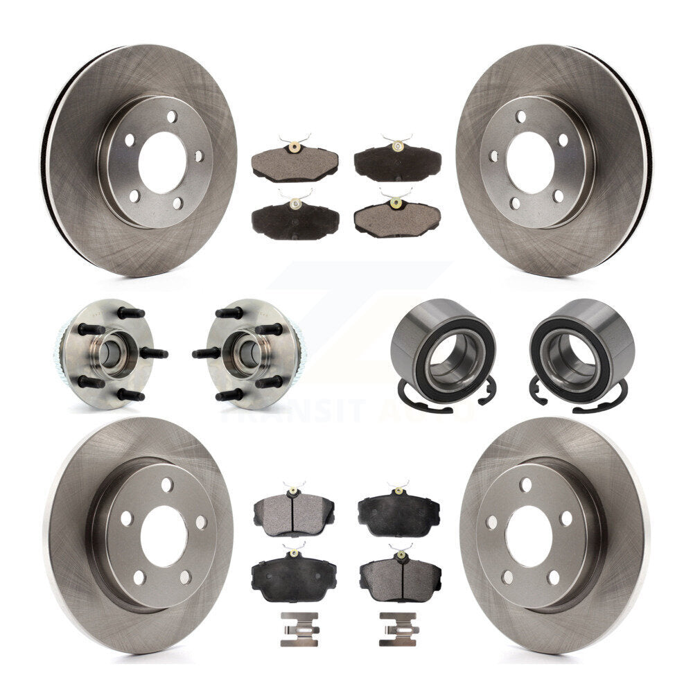 [Avant + Arrière] Kit de Roulement de roue pour 1994-1995 Ford Taurus SHO avec rear brakes KBB-106922