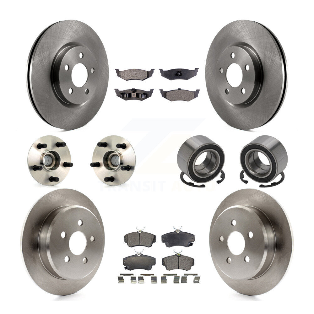 [Avant + Arrière] Kit de Roulement de roue pour 2003-2007 Chrysler PT Cruiser Naturally Aspirated KBB-106928