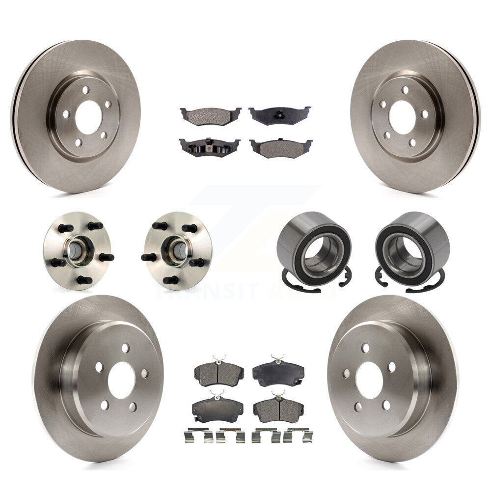 [Avant + Arrière] Kit de Roulement de roue pour 2007 Chrysler PT Cruiser Turbocharged KBB-106930