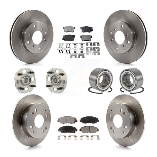 [Avant + Arrière] Kit de Roulement de roue pour 1998-2002 Honda Accord Coupe avec 2.3L 4-Wheel ABS KBB-106937