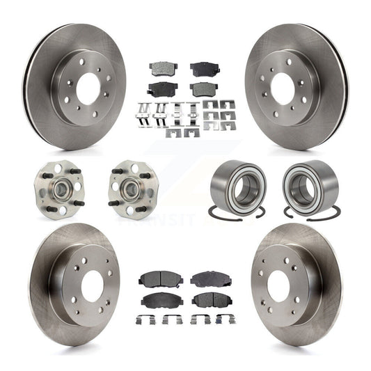 [Avant + Arrière] Kit de Roulement de roue pour 1998-2002 Honda Accord Sedan avec 2.3L 4-Wheel ABS KBB-106938