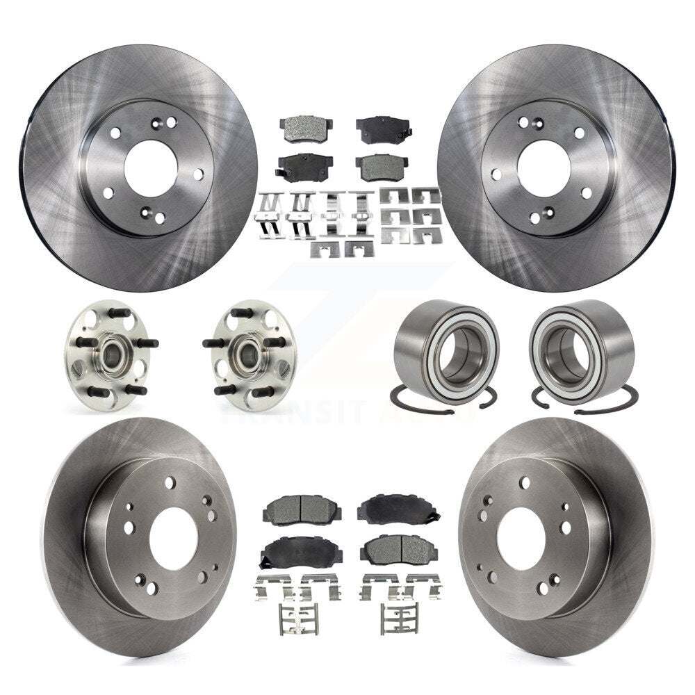 [Avant + Arrière] Kit de Roulement de roue pour 1998-2002 Honda Accord 3.0L avec rear brakes KBB-106939