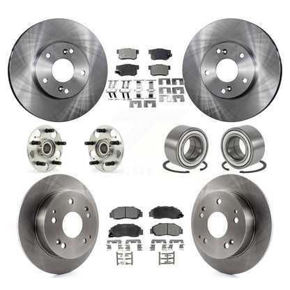 [Avant + Arrière] Kit de Roulement de roue pour 1998-2002 Honda Accord 3.0L avec rear brakes KBB-106939