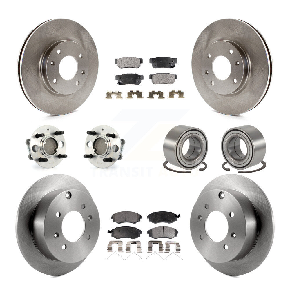 [Avant + Arrière] Kit de Roulement de roue pour 2004 Hyundai Sonata 4-Wheel ABS To 09 03 KBB-106971
