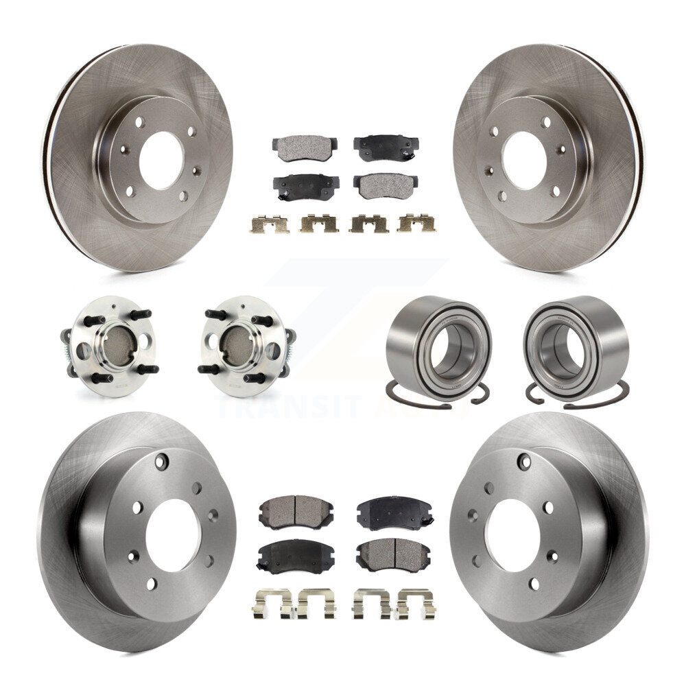 [Avant + Arrière] Kit de Roulement de roue pour Kia Optima Hyundai Sonata Magentis 4-Wheel ABS KBB-106972