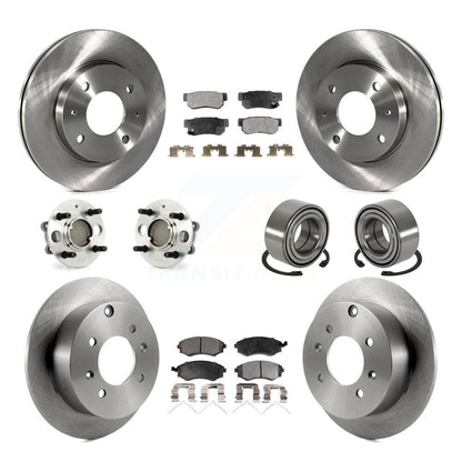 [Avant + Arrière] Kit de Roulement de roue pour Hyundai Sonata Kia Optima Magentis 4-Wheel ABS KBB-106974