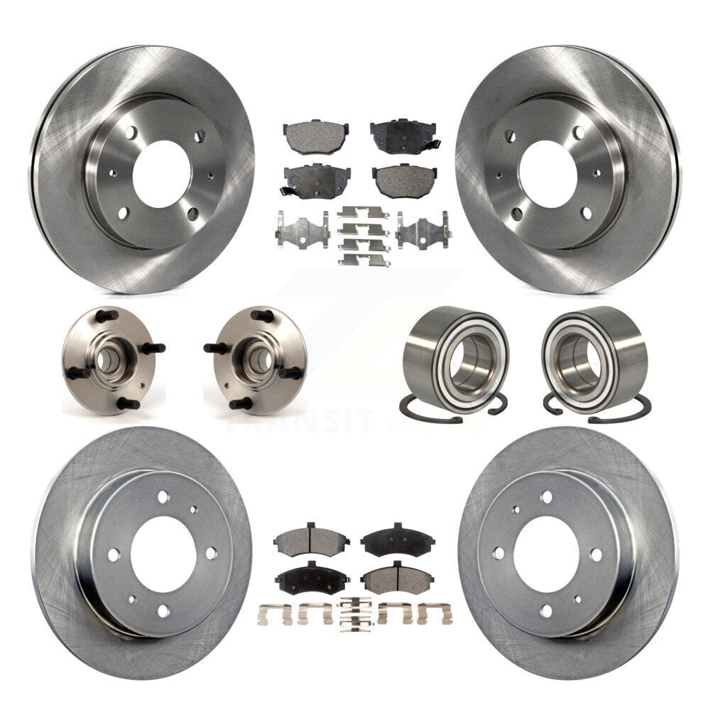 [Avant + Arrière] Kit de Roulement de roue pour Hyundai Elantra rear brakes avec Non-ABS KBB-106983