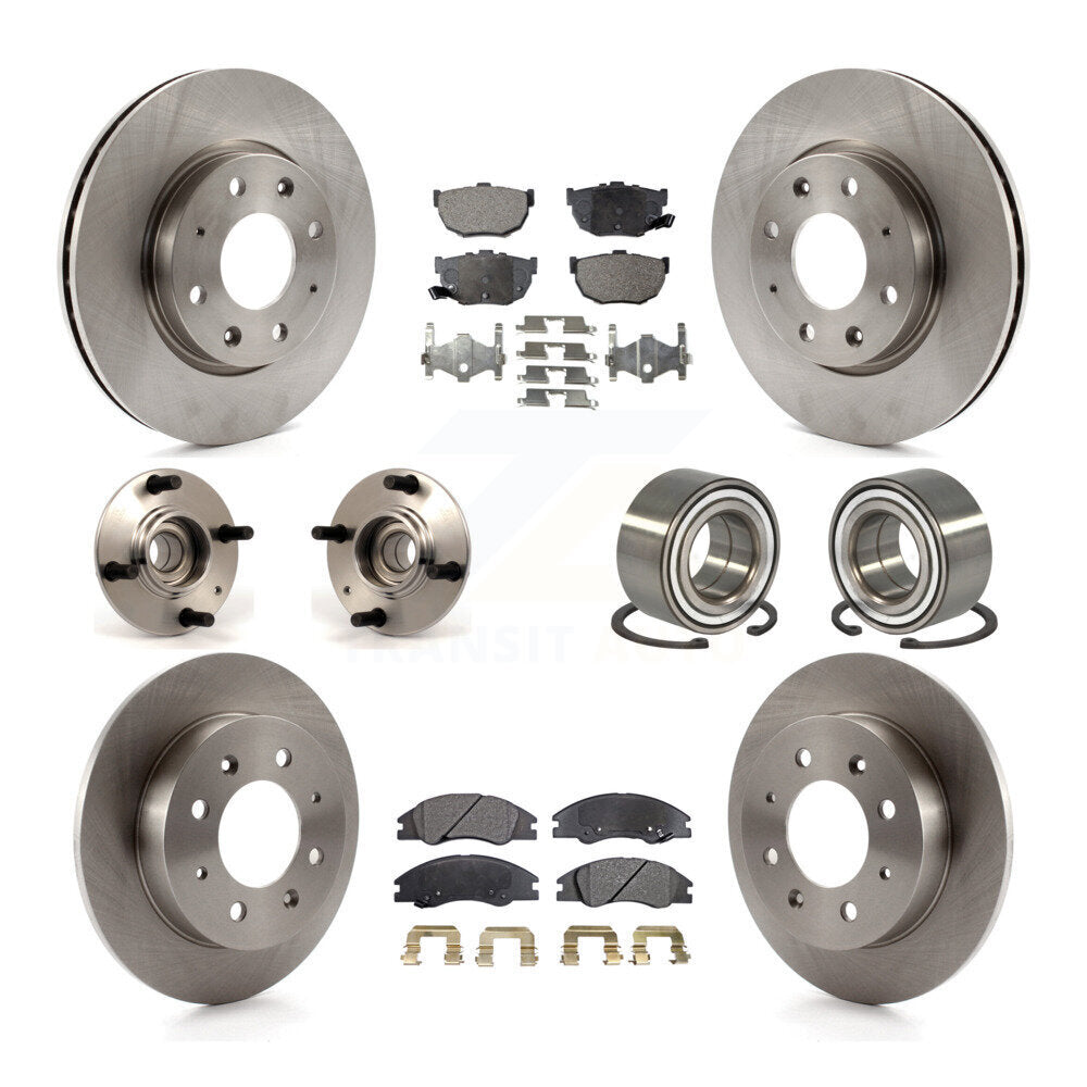 [Avant + Arrière] Kit de Roulement de roue pour 2005-2009 Kia Spectra Spectra5 Non-ABS KBB-106984