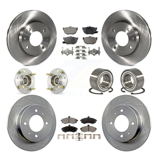 [Avant + Arrière] Kit de Roulement de roue pour Hyundai Elantra rear brakes avec 4-Wheel ABS KBB-106986